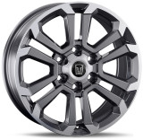 Насыщенный темно-серый полностью полированный