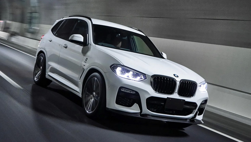 BMW X3 (G45) в городе 