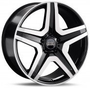 Фото диска AUDI A266 10x20 5/130 ET44 DIA 71.6 BKF