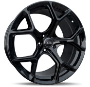 Фото диска AUDI DFF494 8.5x19 5/112 ET32 DIA 66.6 BLACK POLISHED