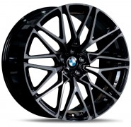 Фото диска BMW D507 10.5x20 5/112 ET40 DIA 66.6 Black Machined Face
