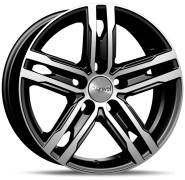 Фото диска Carwel Волга 6x15 5/100 ET38 DIA 57.1 BK