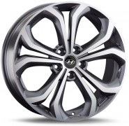 Фото диска HYUNDAI HND255 7.5x19 5/114.3 ET49.5 DIA 67.1 BKF