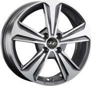 Фото диска HYUNDAI HND256 6x16 4/100 ET49 DIA 54.1 BKF