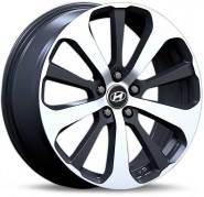 Фото диска HYUNDAI HND266 7.5x19 5/114.3 ET49.5 DIA 67.1 BKF