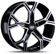 Фото диска HYUNDAI HND303 8x19 5/114.3 ET51 DIA 67.1 BKF
