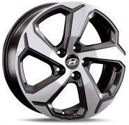 Фото диска HYUNDAI HND313 7.5x19 5/114.3 ET49.5 DIA 67.1 BKF