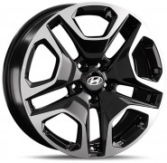 Фото диска HYUNDAI HND323 7.5x19 5/114.3 ET49.5 DIA 67.1 BKF