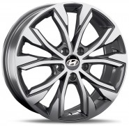 Фото диска HYUNDAI HND331 7x18 5/114.3 ET51 DIA 67.1 GMF