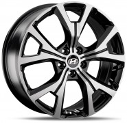 Фото диска HYUNDAI HND369 7.5x20 5/114.3 ET49.5 DIA 67.1 BKF