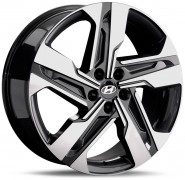 Фото диска HYUNDAI HND373 7.5x18 5/114.3 ET49.5 DIA 67.1 BKF