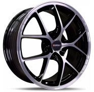 Фото диска INCH FA8538 7x17 5/100 ET38 DIA 57.1 Full Black Round