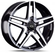 Фото диска KIA KI219 7x17 5/114.3 ET48 DIA 67.1 BKF