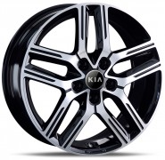 Фото диска KIA KI302 7x17 5/114.3 ET48.5 DIA 67.1 BKF