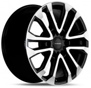 Фото диска Khomen Wheels KHW1805 7.5x18 6/139.7 ET30 DIA 106.1 Black-FP