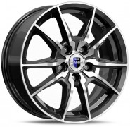 Фото диска КиК Адамар 6.5x16 5/100 ET40 DIA 67.1 Дарк платинум