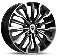 Фото диска КиК Атакама 6.5x17 5/108 ET50 DIA 63.35 Дарк платинум