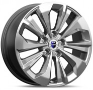 Фото диска КиК Авиор 7x17 5/112 ET49 DIA 57.1 алмаз чeрный