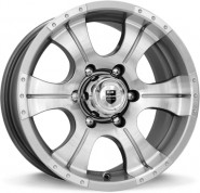 Фото диска КиК Байконур 8x16 5/139.7 ET0 DIA 110.1 Дарк платинум