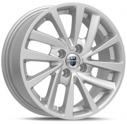 Фото диска КиК KC899 6x15 4/100 ET36 DIA 60.1 алмаз чeрный