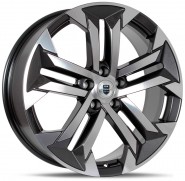 Фото диска КиК КР015 7.5x19 5/108 ET47 DIA 60.1 Diamond gloss graphite