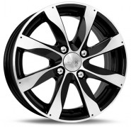 Фото диска КиК КС480 5.5x14 4/98 ET40 DIA 58.5 Дарк платинум