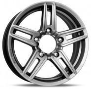 Фото диска КиК КС588 6.5x16 5/139.7 ET40 DIA 98 алмаз черный