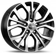 Фото диска КиК КС736 6.5x16 5/114.3 ET41 DIA 67.1 алмаз черный