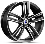 Фото диска КиК КС750 7x18 5/114.3 ET50 DIA 67.1 Дарк платинум