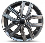 Фото диска КиК КС774 7x17 5/112 ET46 DIA 66.6 Дарк платинум