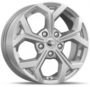 Фото диска КиК КС878 6.5x16 5/112 ET46 DIA 57.1 сильвер