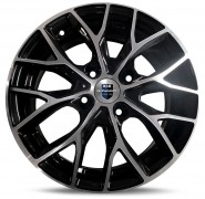 Фото диска КиК КС891 6x16 4/114.3 ET40 DIA 67.1 алмаз черный