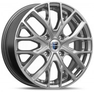 Фото диска КиК Лилиом 6x16 4/100 ET37 DIA 60.1 дарк платинум