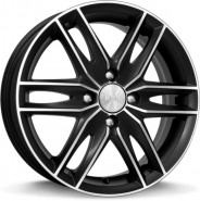 Фото диска КиК Монтеррей (оригинал) 6x16 4/100 ET52 DIA 54.1 Дарк платинум