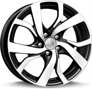 Фото диска КиК Палермо 6.5x16 5/100 ET38 DIA 67.1 Дарк платинум