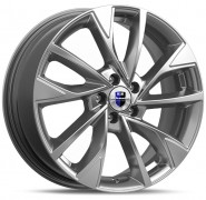 Фото диска КиК Роквуд 7x17 5/114.3 ET50 DIA 66.1 Дарк платинум