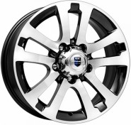 Фото диска КиК Сахара Patriot 7x18 5/139.7 ET35 DIA 108.5 Дарк платинум
