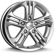 Фото диска КиК Trinity 6x15 5/114.3 ET45 DIA 67.1 алмаз черный