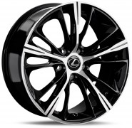 Фото диска LEXUS LX198 8x18 5/114.3 ET30 DIA 60.1 BKFP