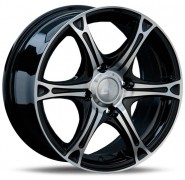 Фото диска LS Wheels 131 7x16 4/98 ET28 DIA 58.6 BKF