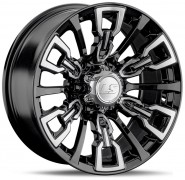 Фото диска LS Wheels 1363 8x17 6/139.7 ET-15 DIA 106.1 BKF