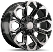 Фото диска LS Wheels 1366 9x17 6/139.7 ET20 DIA 106.1 BKF