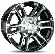 Фото диска LS Wheels 558 8x17 6/139.7 ET25 DIA 106.1 BKF