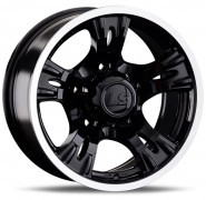 Фото диска LS Wheels 883 7x15 5/139.7 ET-10 DIA 108.5 BKF