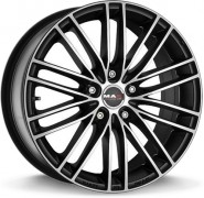 Фото диска MAK RAPIDE 8x18 5/112 ET50 DIA 57.1 Ice Black