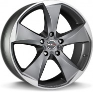 Фото диска MAK RAPTOR 5 10.5x20 5/112 ET45 DIA 76 Graphite Mirror Face