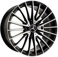 Фото диска MERCEDES D235 8.5x20 5/112 ET36 DIA 66.6 Black Machined Face