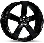 Фото диска MERCEDES D844 9x22 5/108 ET40 DIA 60.1 Satin Black+Milling