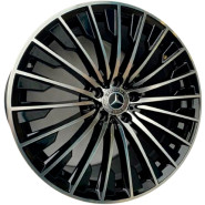 Фото диска MERCEDES FT627 8.5x20 5/112 ET38 DIA 66.6 Black Machined Lip