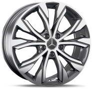 Фото диска MERCEDES MR189 7x18 5/112 ET46 DIA 66.6 HBFP